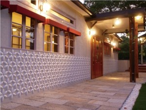 タイル　フラワーサークル